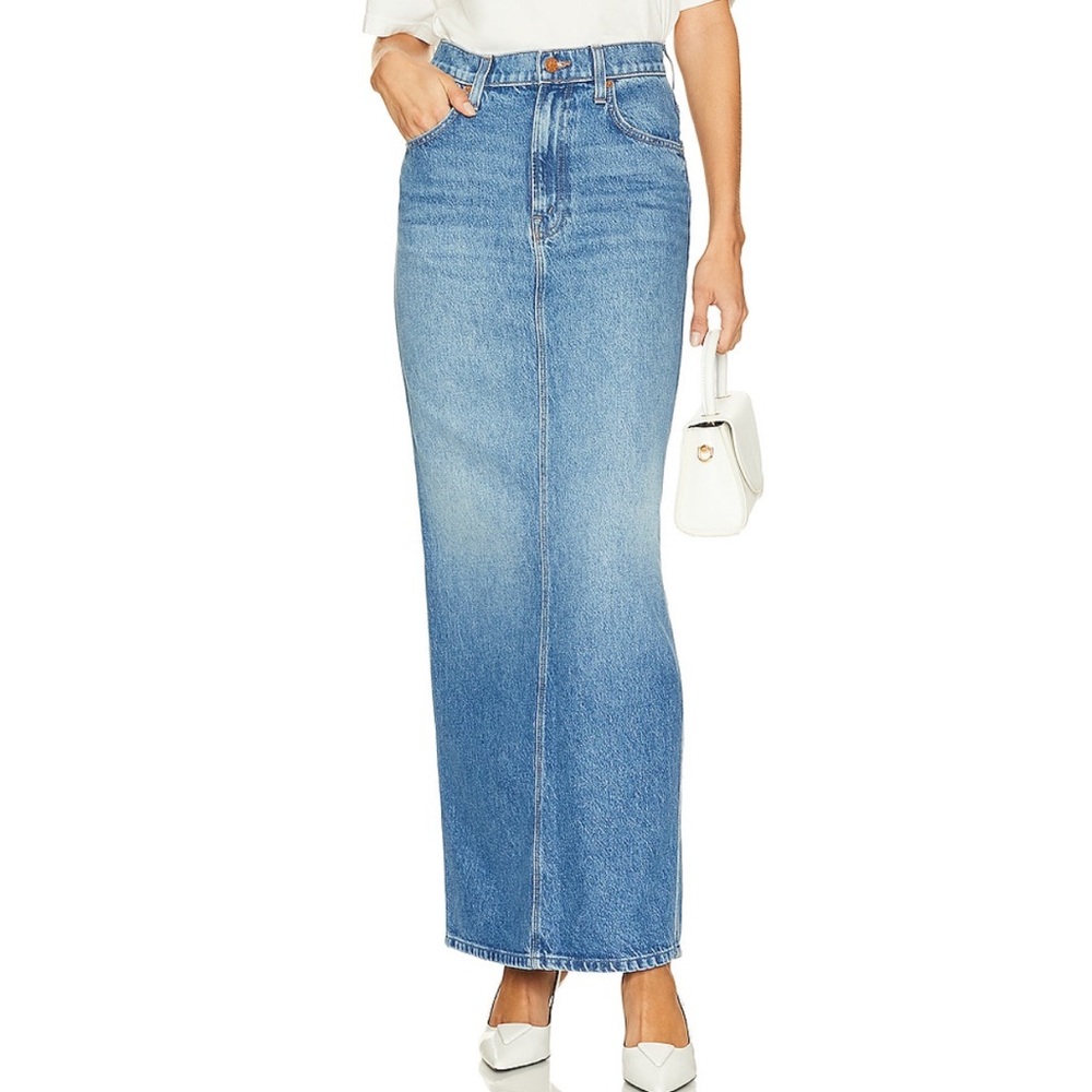 Mother maxi denim skirt